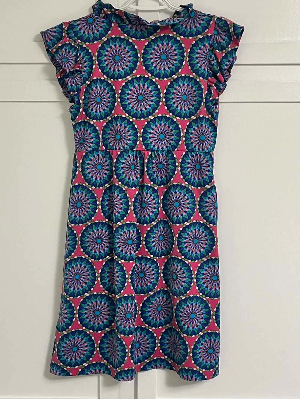 Tracy Negoshian geometric dress. Size small. Gently worn. - Picture 2 of 3